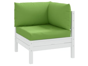 Lot de 3 coussins de palette, coussins de canapé vert mélangé tissu cf59721