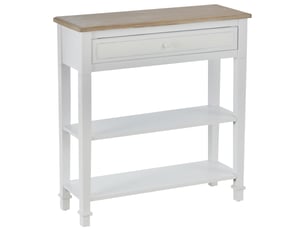 Console 1 tiroir(s)  coloris blanc <strong></strong> <strong></strong>