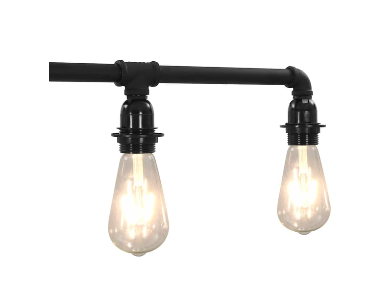  Plafonnier, lampe plafond noir 5 ampoules e27  - Conforama E