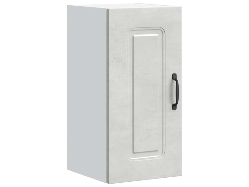 Meuble de rangement, armoire murale de cuisine kalmar gris béton bois d'ingénierie shl8722  - Conforama A
