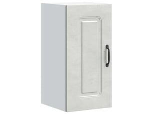 Meuble de rangement, armoire murale de cuisine kalmar gris béton bois d'ingénierie shl8722