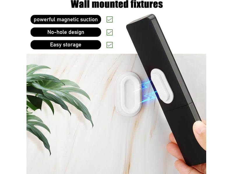  Lot de 3 supports magnétiques pour télécommande, support mural magnétique puissant pour téléviseurs et ventilateurs avec dos autocollant  - Conforama E