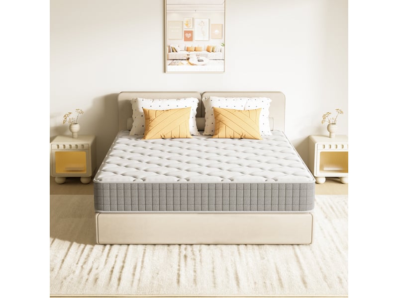  Matelas 140x200,22cm, fermeté moyenne, soutien parfait,respirant,réversible à deux faces utilisables  - Conforama E