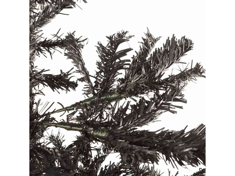  Sapin de noël - arbre de noël étroit noir 180 cm  - Conforama D