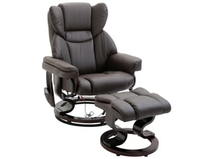 Fauteuil relax électrique  RAELUNYI Cuir / Tissu noir