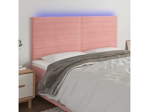 Tete de lit A poser largeur 180 cm rose