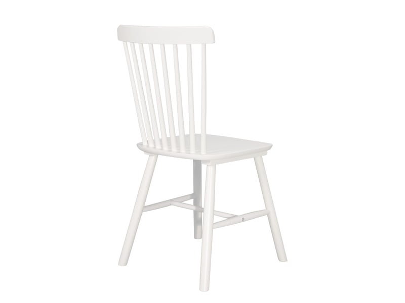  Lot de 2 chaises bistrot mona en bois massif d’hévéa finition bois foncé 432-MONA - Conforama W
