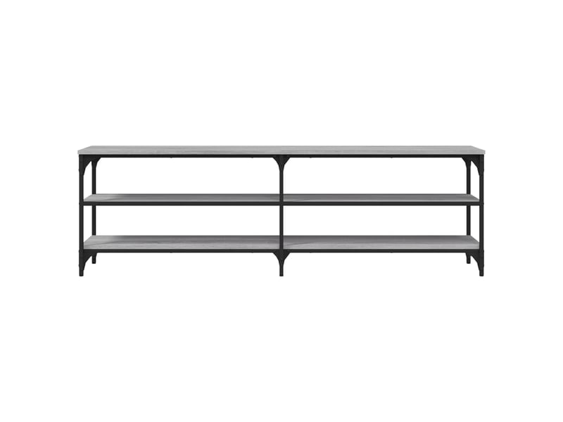  Meuble tv - banc tv - meuble de rangement sonoma gris 160x30x50 cm bois d'ingénierie  - Conforama E