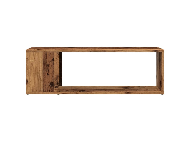  Meuble tv - banc tv - meuble de rangement vieux bois 100x24x32 cm bois d'ingénierie  - Conforama D