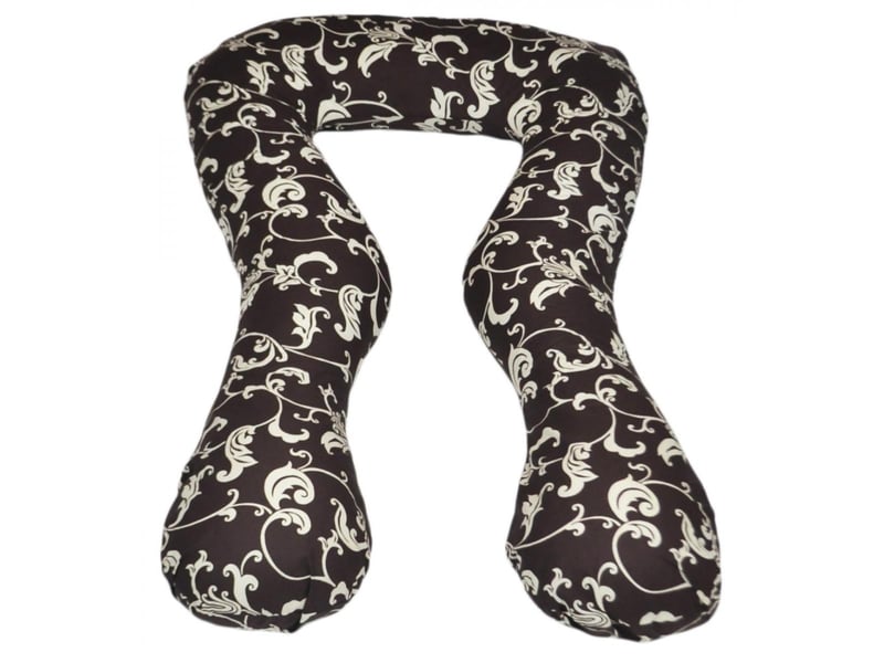  Coussin à usages multiples dessin floral sombre 4200433 - Conforama A