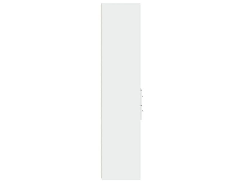  Buffet haut - bahut - meuble de rangement blanc 40x42,5x185 cm bois d'ingénierie  - Conforama E