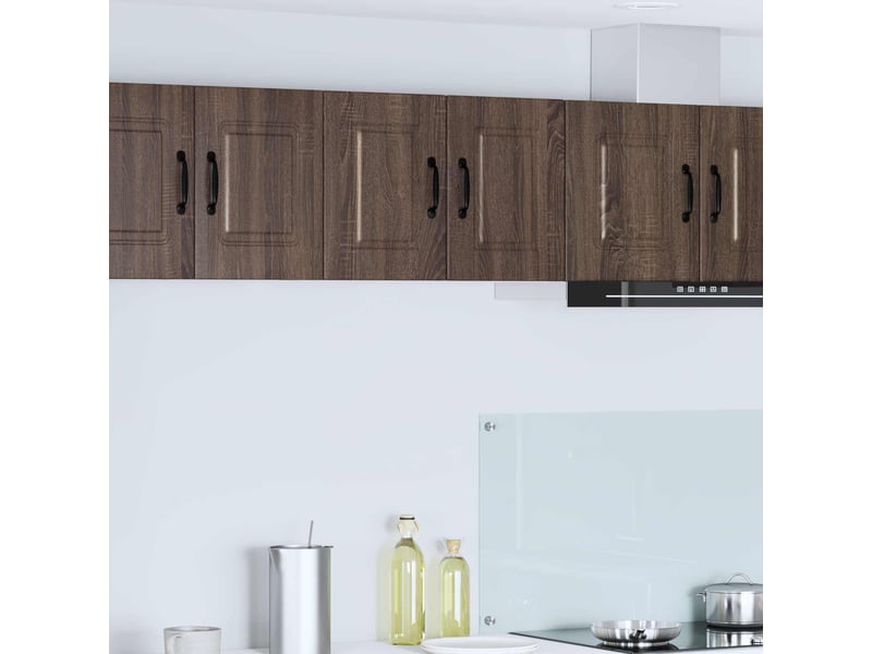  Meuble mural de cuisine | armoire de cuisine 2 pcs chêne brun bois d'ingénierie shl2278  - Conforama B