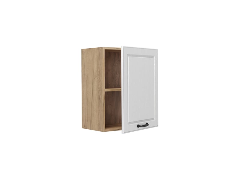 Vicco elément haut de cuisine, blanc campagnechêne doré, 50cm - Conforama C