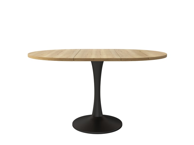  Table extensible ovale effet chêne 100-140 x 100 cm Fay Lum - Conforama R