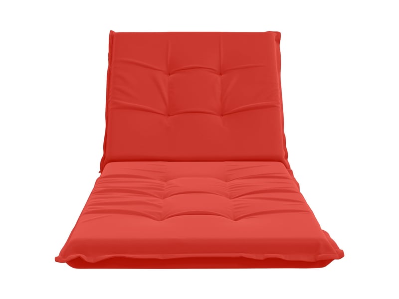 Coussin de transat, coussin pour bain de soleil gemert 100 % polyester rouge 190 x 80 x 9 cm cf56189 - Conforama D