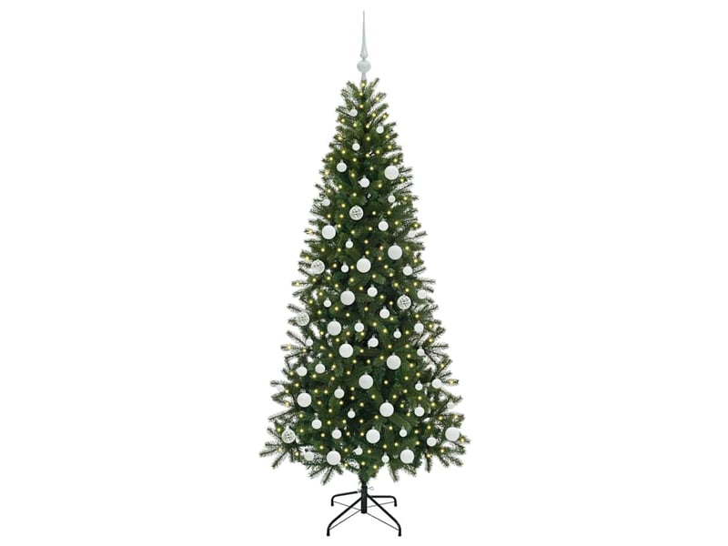 Sapin de noël artificiel, arbre de noël vert 180 cm pe et pvc shl7718 - Conforama C