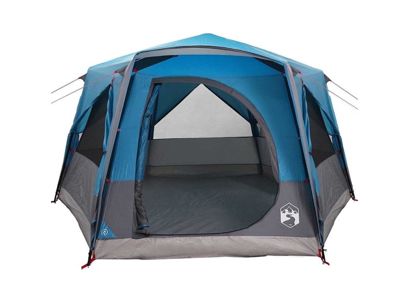 Tente de camping 5 personnes 5 personne bleu et gris - Conforama E