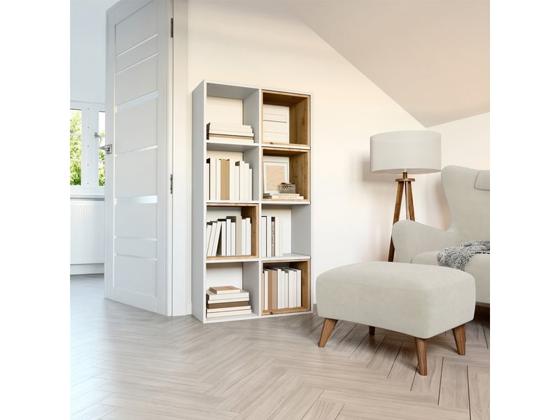  Étagère malax 2x4 blanc  - Conforama B