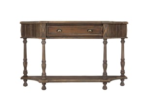 Console en bois marron 140.5x30x85 cm h