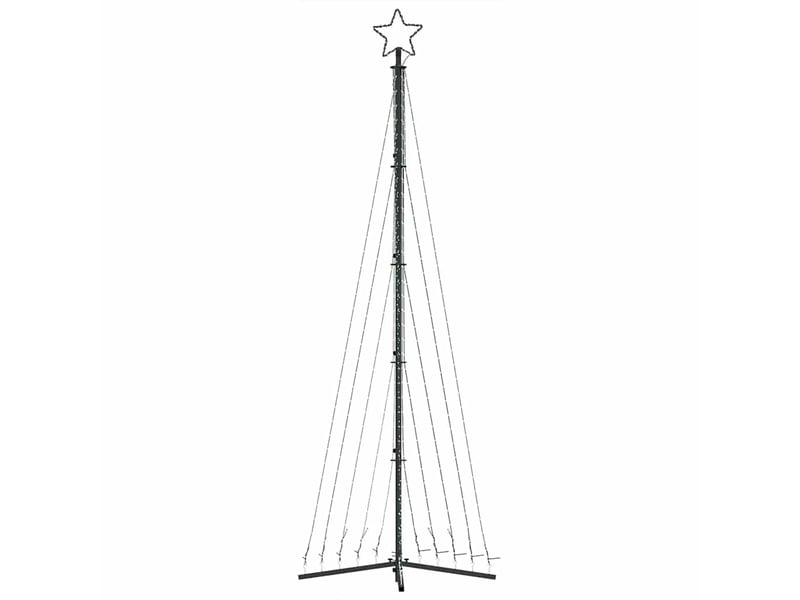  Sapin de noël, arbre de noël à led 495 led bleu 300,5 cm  - Conforama E