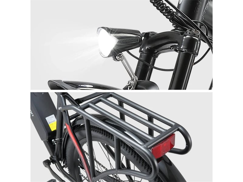 Vélo électrique 26po sinohon em200, 21 vitesses tout-terrain, noir - Conforama E