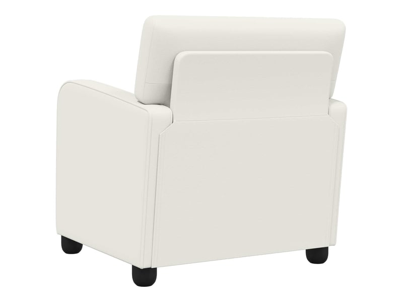 Vidaxl fauteuil blanc simili cuir - Conforama E
