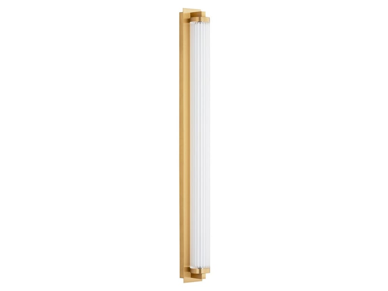  Argon hampton applique murale led intégrée hampton, laiton brossé, 3000k  - Conforama B
