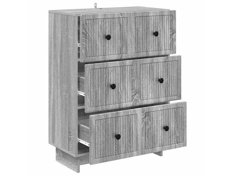  Armoire de rangement bureau, armoire à tiroirs 66 x 34,5 x 90 cm bois d'ingénierie shl4476  - Conforama E