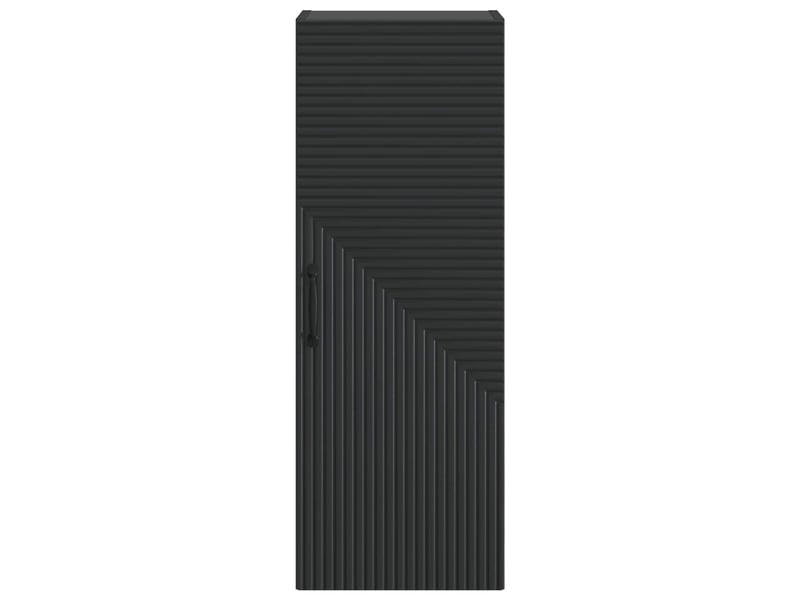  Armoire murale salon, meuble de rangement noir 33 x 34,5 x 90 cm bois d'ingénierie shl7215  - Conforama D