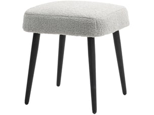 Pouf / repose pied VIVRYN  gris