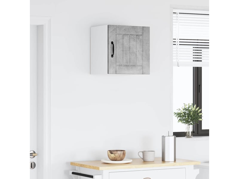 Armoire de cuisine gris béton 40x31x40cm bois d'ingénierie shl5126 - Conforama D