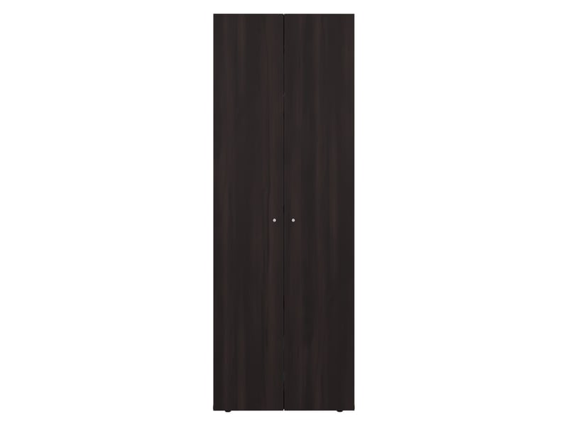  Armoire de 170 cm avec 2 portes et 3 étagères, noyer  - Conforama A