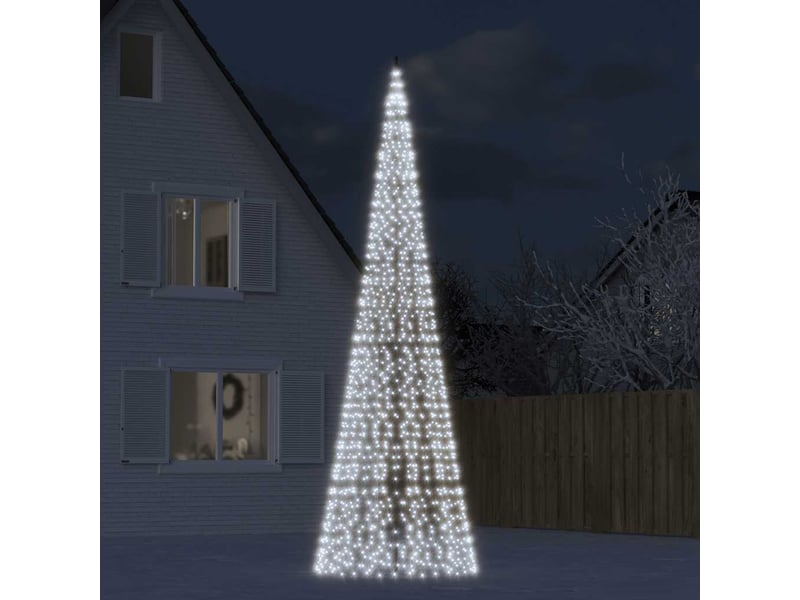  Sapin de noël, arbre de noël à led 1534 led blanc 500 cm cf60981  - Conforama B