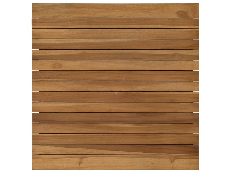  Vidaxl plateau de table 60 x 60 x 3,5 cm carré bois de teck massif  - Conforama A