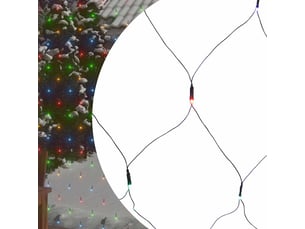 Filet lumineux coloré de noël 3x2 m 204 led intérieurextérieur