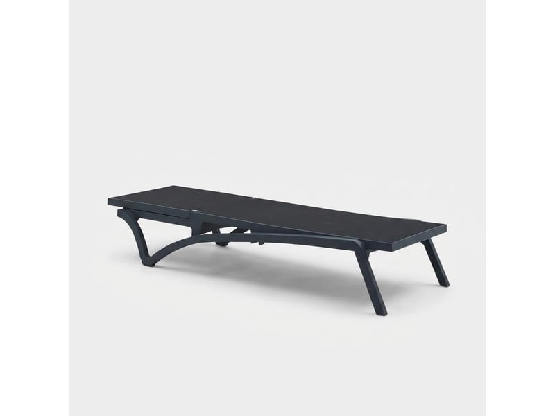 Bain de soleil empilable de jardin et piscine pantelleria - anthracite - Conforama E