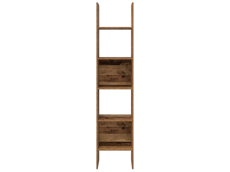 Bibliothèque 5 niveaux, armoire à livres 40 x 35 x 180 cm bois d'ingénierie shl1662 - Conforama E