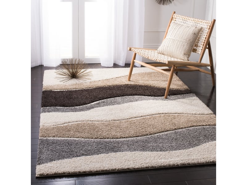  Tapis en polypropylène blancgris, 99 x 160 cm  - Conforama B