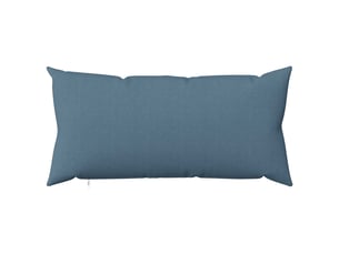 Lot de 6 housses de coussin heerlen bleu denim 40 x 70 cm tissu cf49590