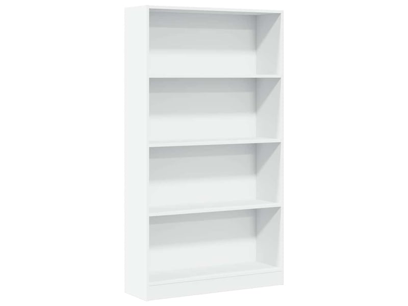  Bibliothèque, armoire à livres blanc 80x24x143 cm bois d'ingénierie  - Conforama A