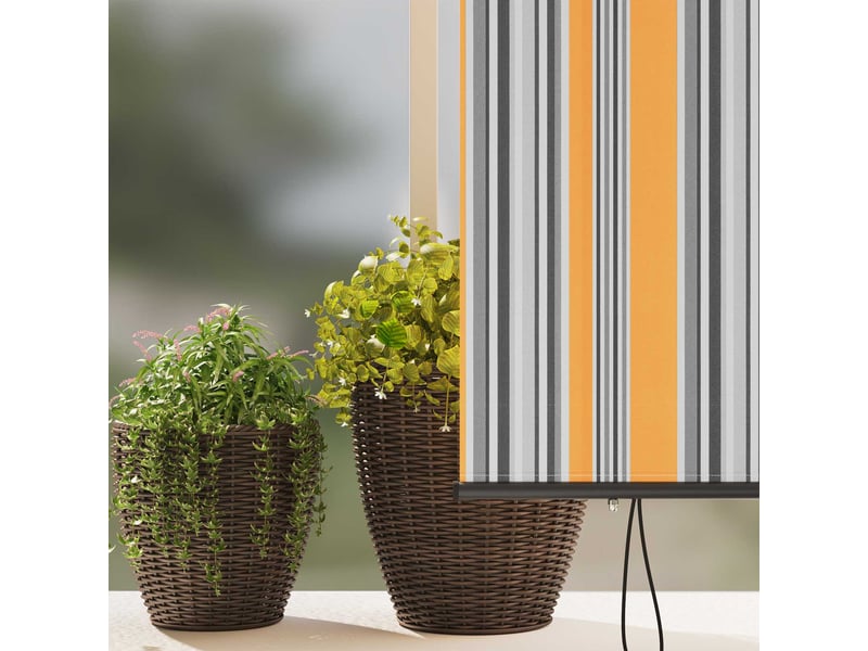  Store enrouleur, store à rouleau jaune et bleu 180 x 250 cm tissu et aluminium cf45280  - Conforama D