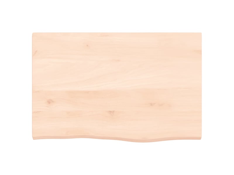  Comptoir de salle de bain, plan de travail 60x40x2 cm bois massif non traité cf65744  - Conforama C