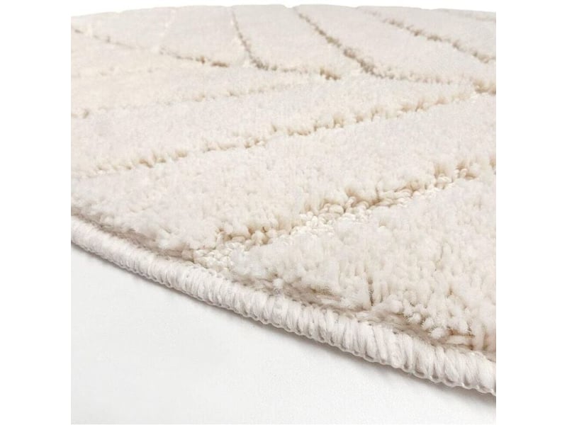  Tapis douche absorbant rapide forme naturelle feuille antidérapant épais duveteux pour salle de bain familiale-4060cm  - Conforama E