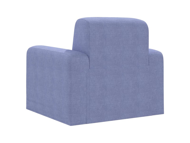 Vidaxl fauteuil bleu denim tissu - Conforama E