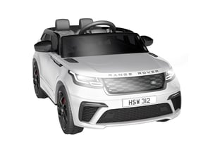 Voiture électrique pour enfant 12 v, 2 places, ceinture de sécurité, télécommande parentale, mp3, led, 3-8 ans – blanc