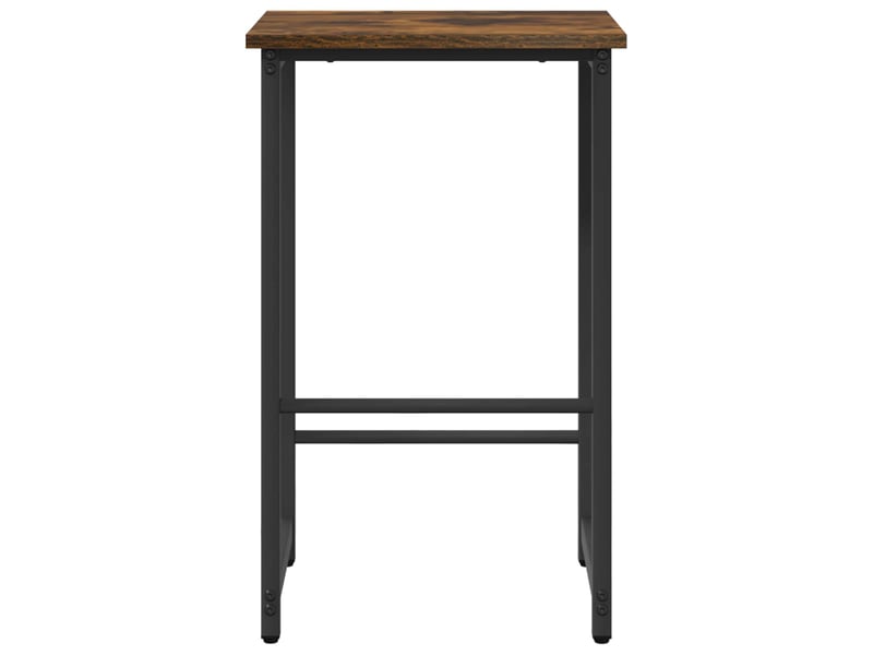  Lot de 2 tabouret de bar, chaise de bar chêne fumé 40x32x64 cm shl89442  - Conforama C