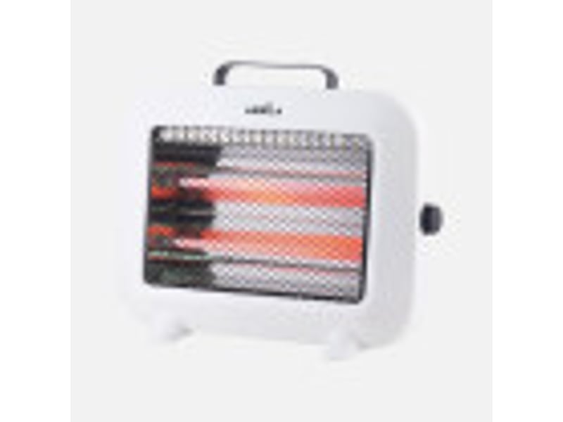  Fabrilamp zorita chauffage radiant à quartz 800 w, 2 puissances, blanc, 25 × 32,5 × 10,5 cm 255820801 - Conforama B
