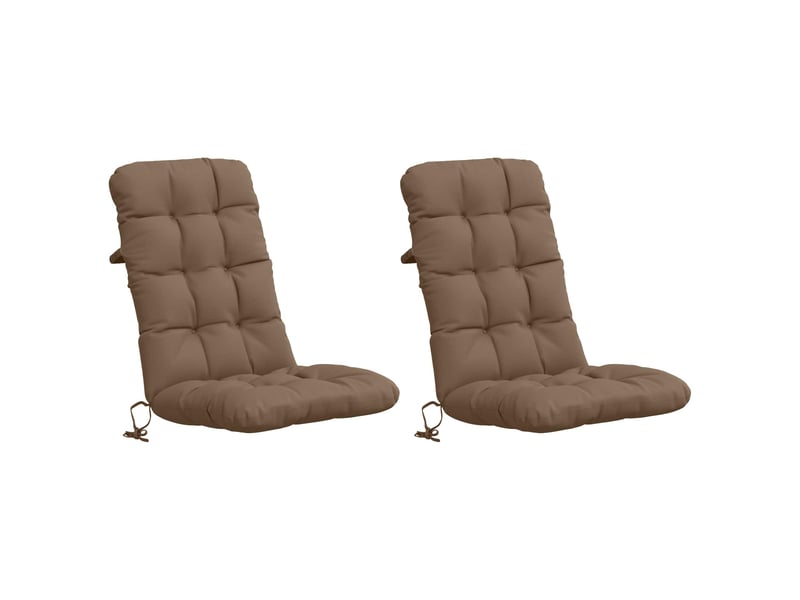  Lot de 2 coussins de chaise à dossier haut vianen cf59290  - Conforama A
