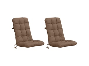 Lot de 2 coussins de chaise à dossier haut vianen cf59290