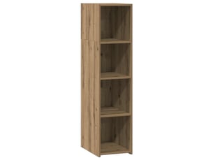 Buffet - haut armoire chêne artisanal 30 x 41 x 124 cm bois d'ingénierie